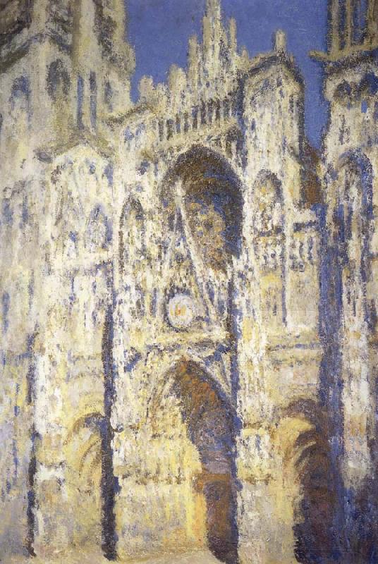 Claude Monet La Cathedrale de Rouen,Portrait et Tour d Albane China oil painting art